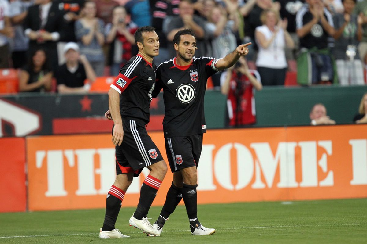 Hamdi Salihi and Dwayne De Rosario back in May of 2012.